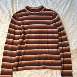 american eagle mutli colored turtle neck